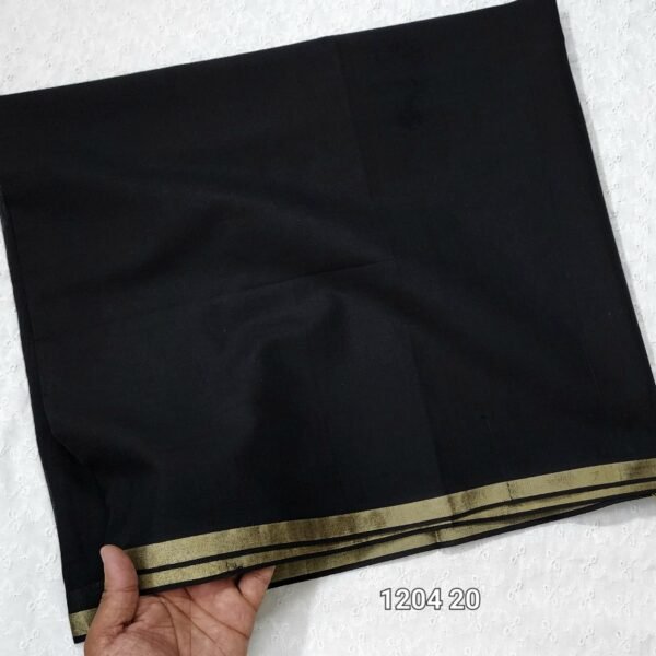 Black Pure Lawn Dupatta/ Shawl