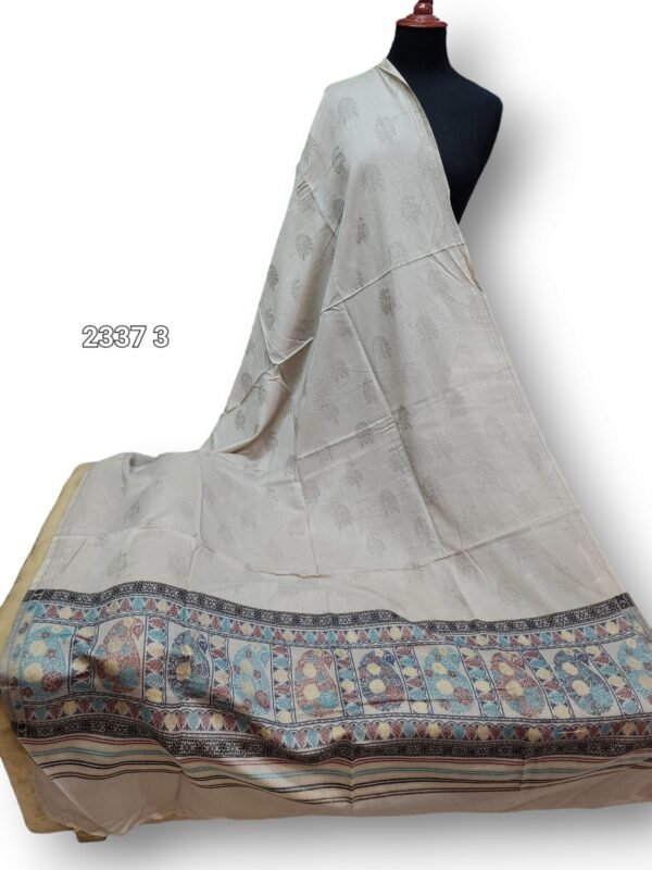 Pure Lawn Self Jamawar Shawl