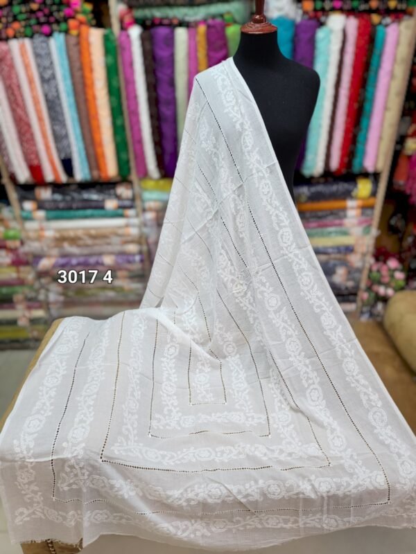 Pure Lawn | Shadow Tarkashi Work Shawl/Dupatta