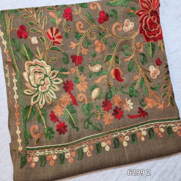 Pashmina Stole | Gulabkar Embroidery - Image 2