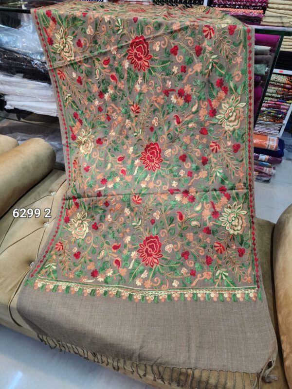 Pashmina Stole | Gulabkar Embroidery - Image 3