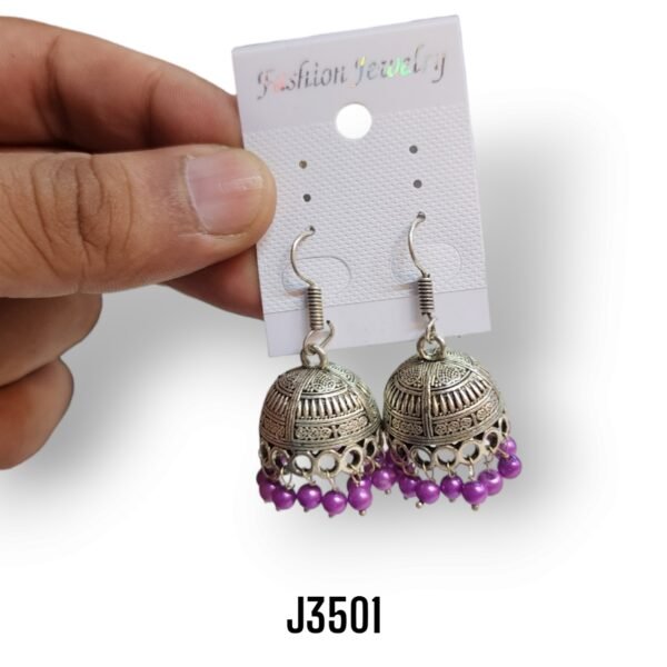 Medium Jhumky Metal Earrings