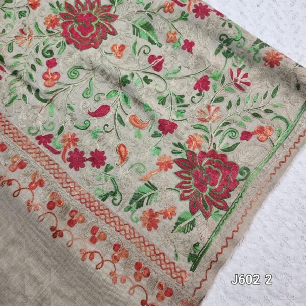 Pashmina Shawl | Full Kashmiri Embroidery