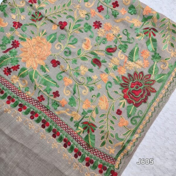 Pashmina Shawl | Full Kashmiri Embroidery