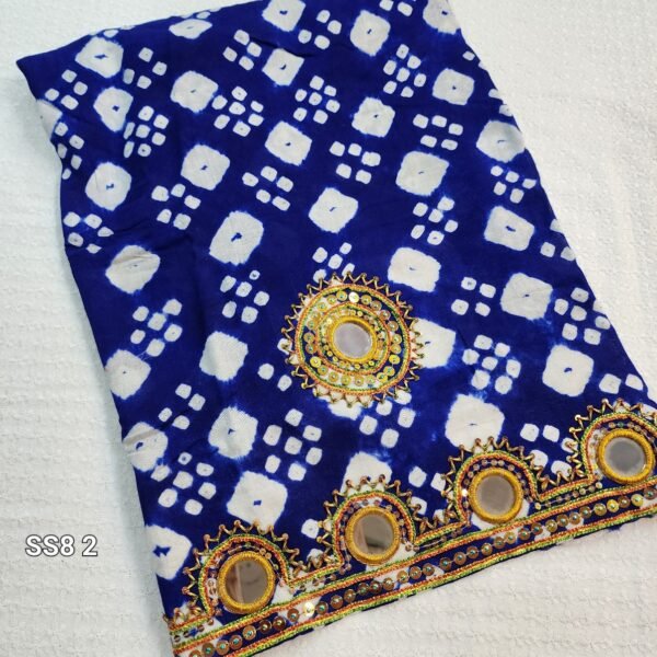 Blue Chunri Lawn Unstitched Shalwar Gota Work