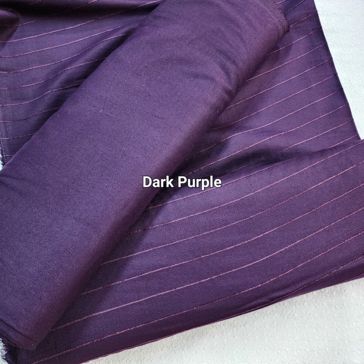 Velvet Lining Suit Marina Wool | Perfect Winter Fabric 6 Yards | Dark Purple