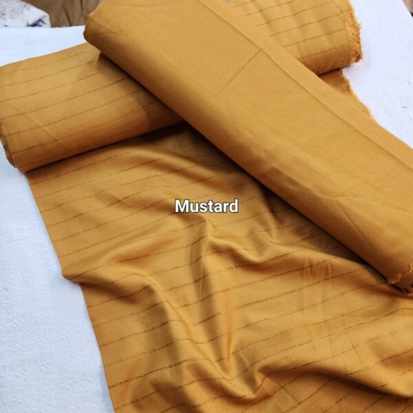 Mustard | Wool Marina Velvet Lining Suit 6 yards