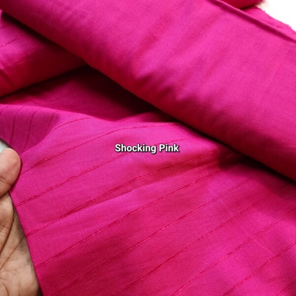 Shocking Pink | Wool Marina Velvet Lining Suit 6 yards