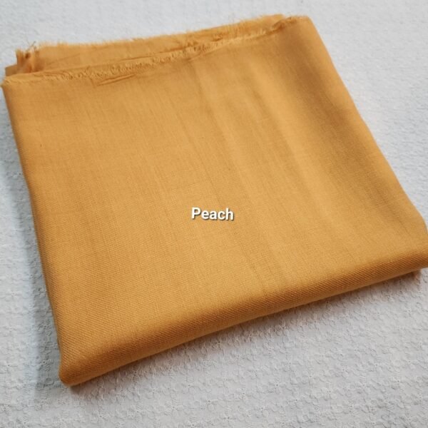 Plain Pashmina Shawl | Peach