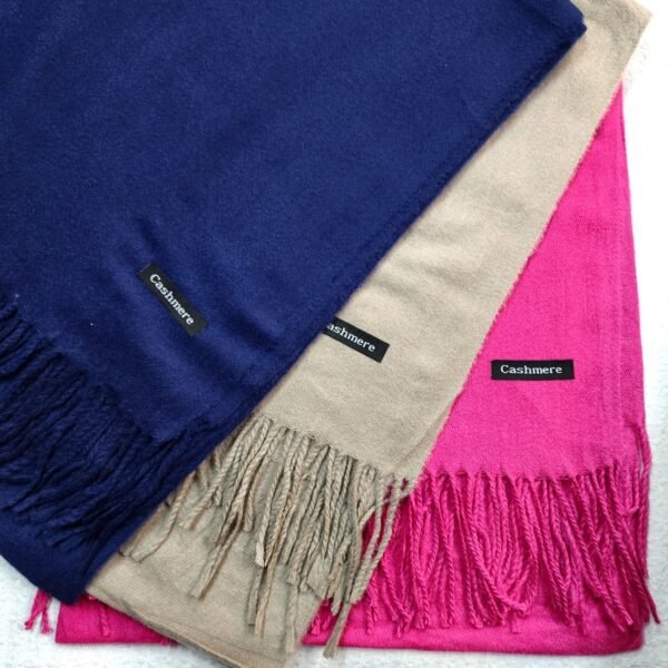 Plain Cashmere Pashmina Stole | 15 Colors