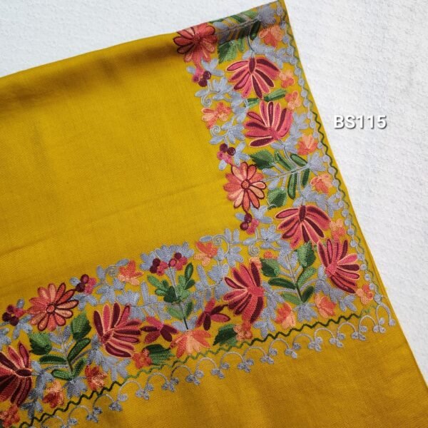 Pashmina Shawl | Border Embroidery