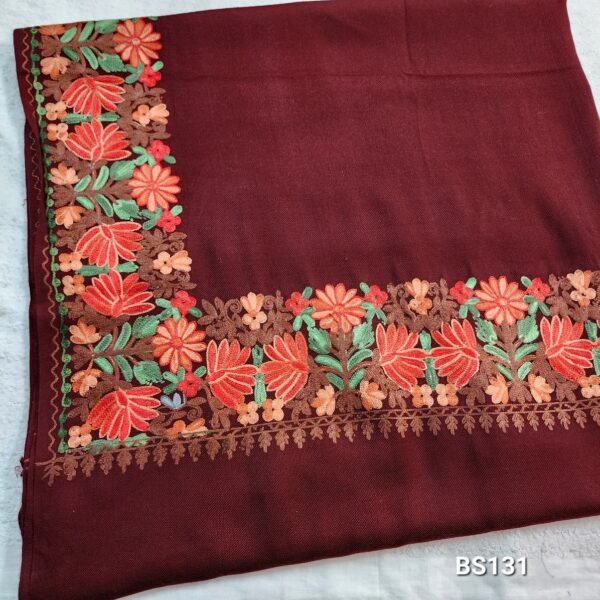 Pashmina Shawl | Border Embroidery