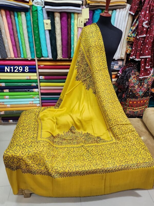 Pashmina Shawl | Print and Embroidery