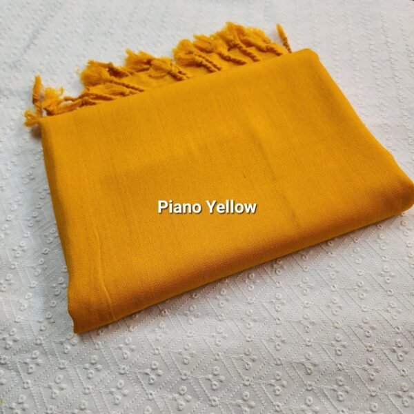 Piano Yellow Swat Wool Khaddi Made Shawl