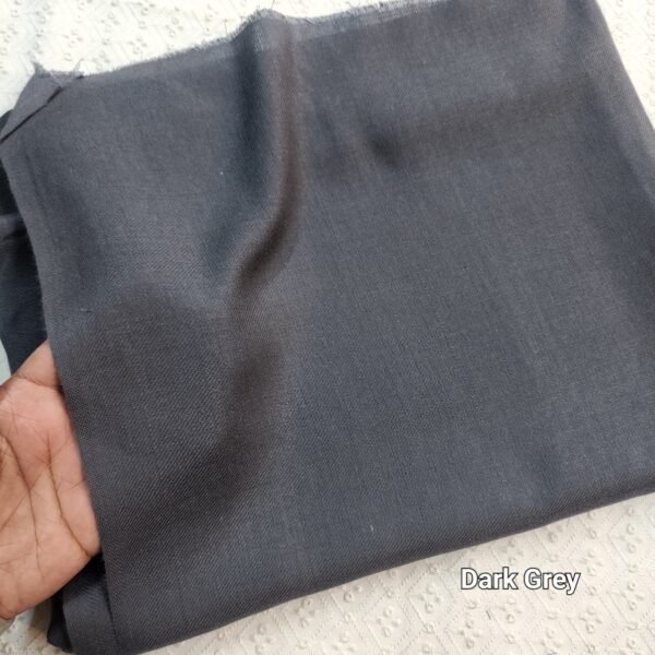 Plain Pashmina Shawl | Dark Grey