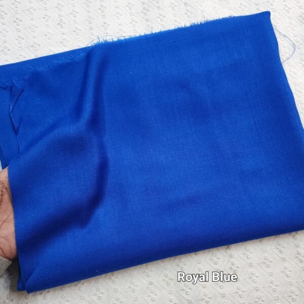 Plain Pashmina Shawl | Royal Blue