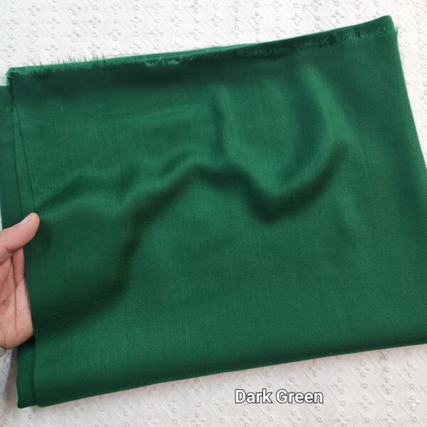 Plain Pashmina Shawl | Dark Green