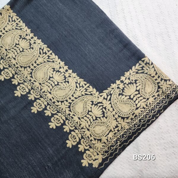 Pashmina Shawl | Border Embroidery - Image 3