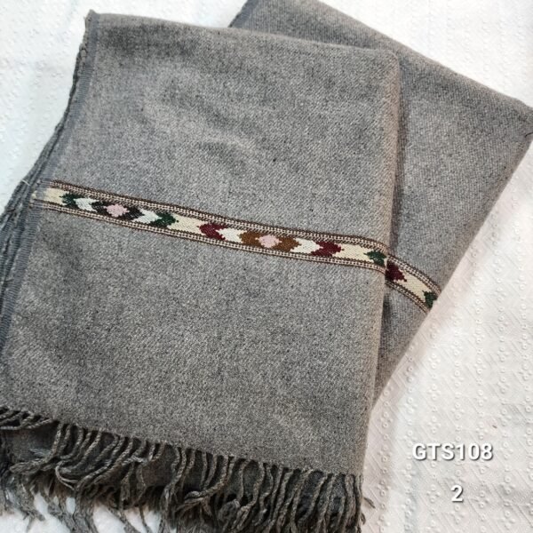 Pure Thick Wool Gents Shawl Handmade Khaddi Shawl