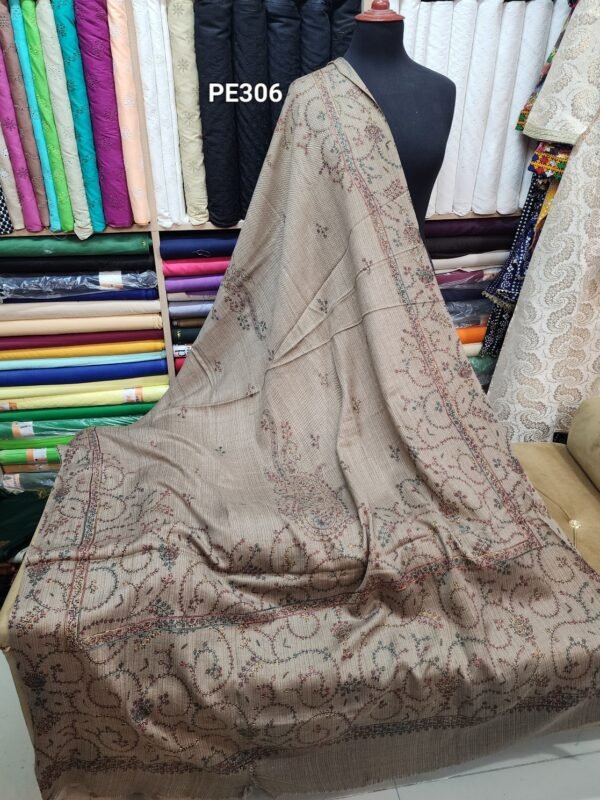 Pashmina Shawl | Print and Embroidery