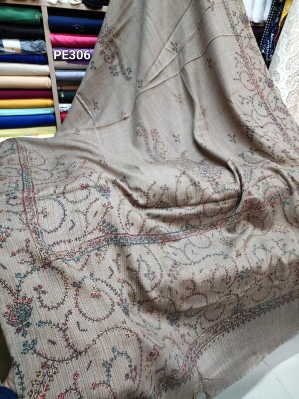 Pashmina Shawl | Print and Embroidery - Image 2