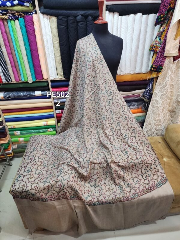 Pashmina Shawl | Print and Embroidery - Image 2