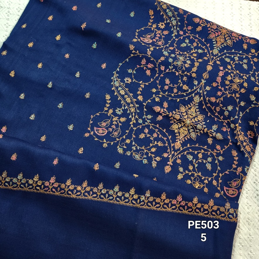 Pashmina Shawl | Print and Embroidery - Handmade Pakistan