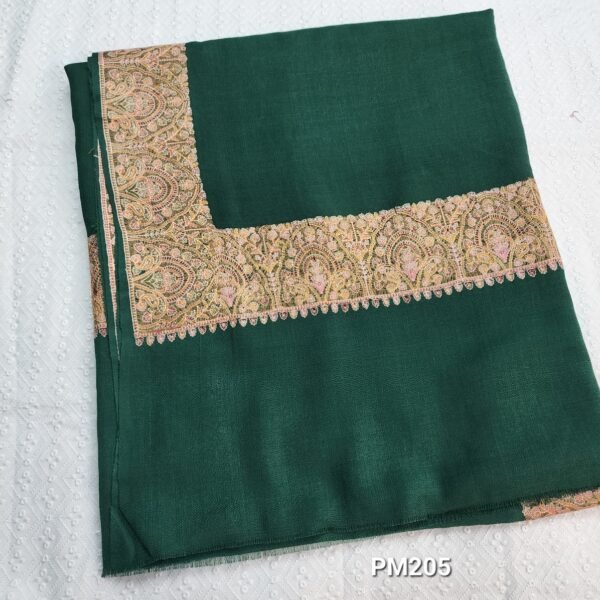 Pashmina Shawl | Papermache Border Embroidery - Image 4