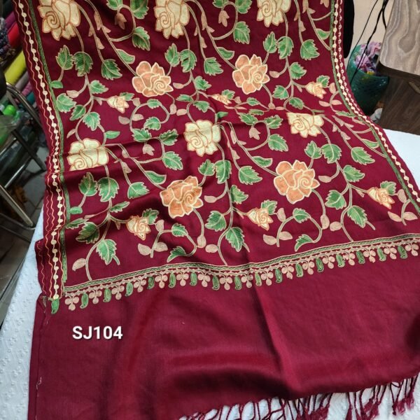 Pashmina Stole | Gulabkar Embroidery - Image 2