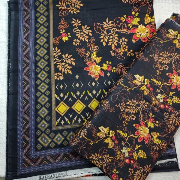 3 Piece Khaddar Digital Printed Suit Wool Shawl