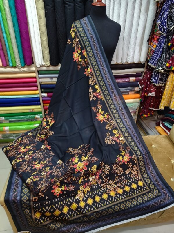 3 Piece Khaddar Digital Printed Suit Wool Shawl - Image 2