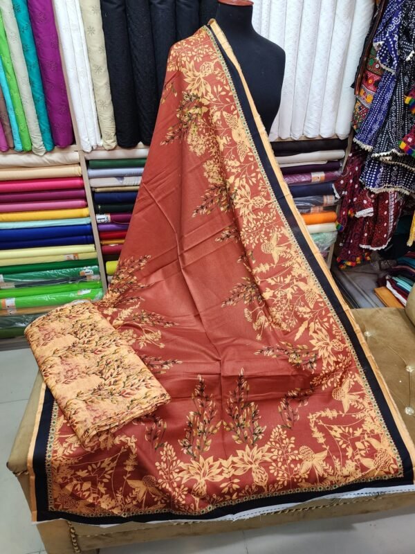 3 Piece Khaddar Digital Printed Suit Wool Shawl - Image 2