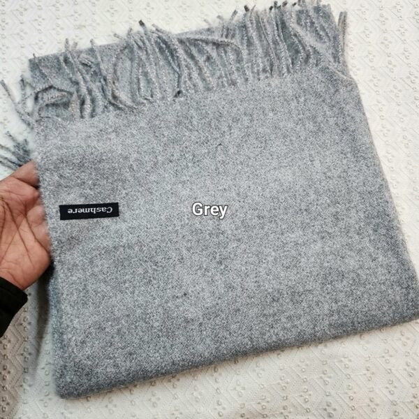 Pure Cashmere Pashmina Stole | Grey