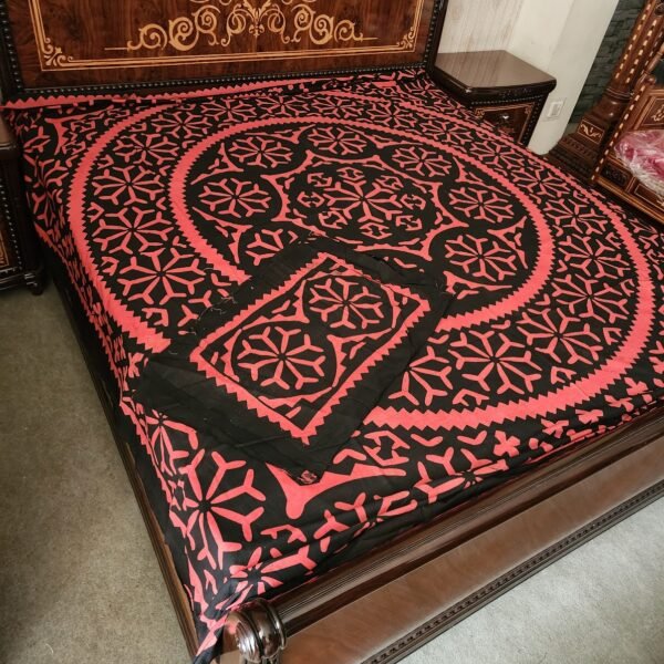 Ajrak Printed Bedsheet Set