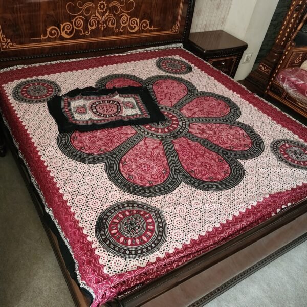 Ajrak Printed Bedsheet Set