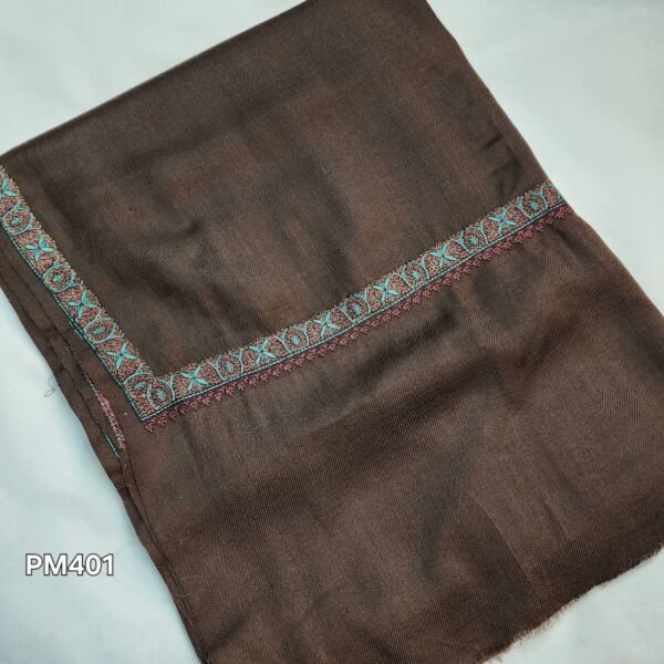 Kingri Pashmina Shawl | Papermache Embroidery - Image 2