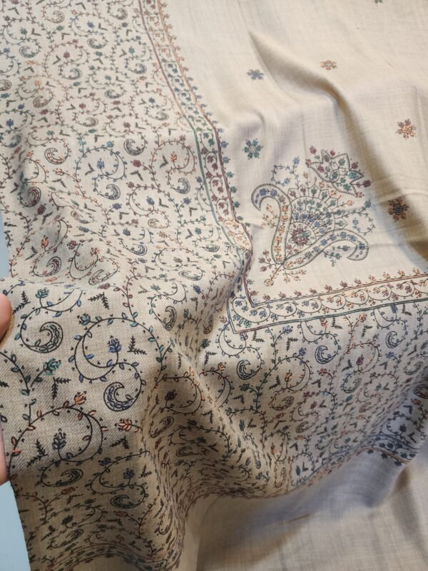 Pashmina Shawl | Print and Embroidery