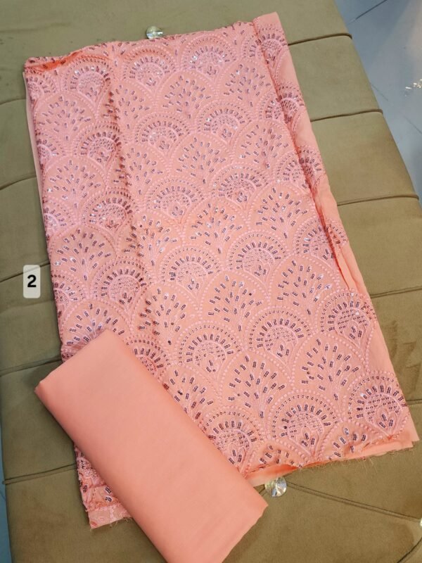 Breeze Lawn 2 Pc Suit Peach