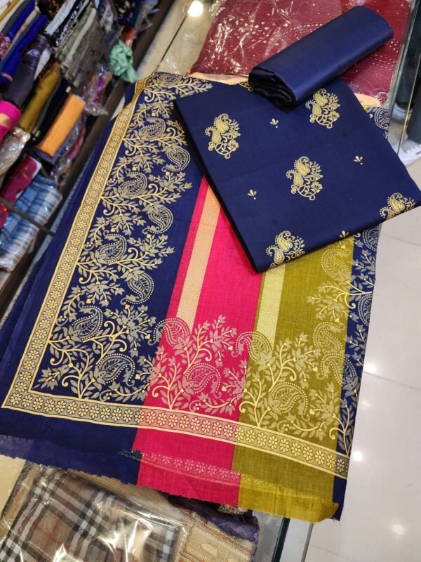 3 Piece Gold Printed Lawn Suit - Image 2