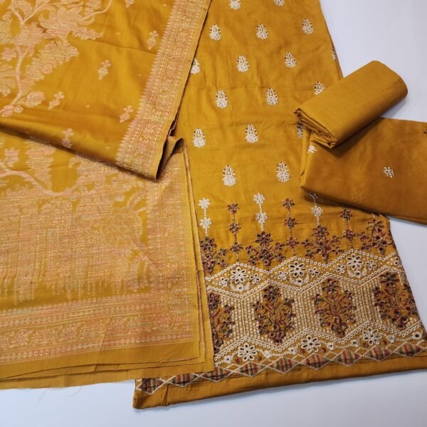 Chikankari 3 Piece Lawn Suit Fancy - Image 2