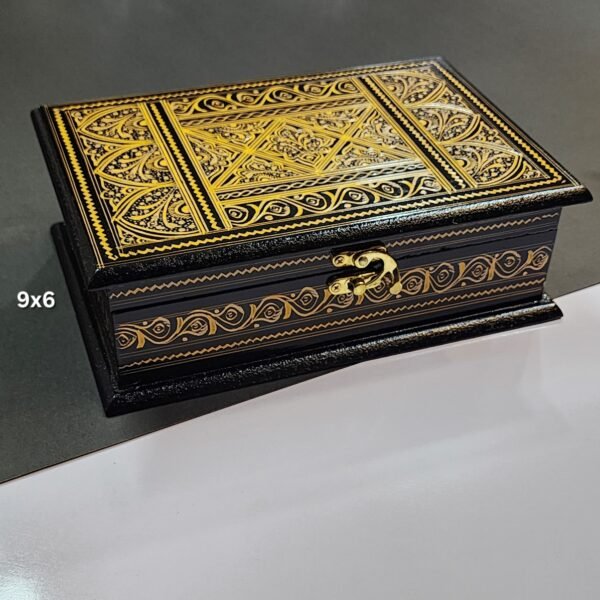 Naqshi Work Wooden Jewlery Box 9x6