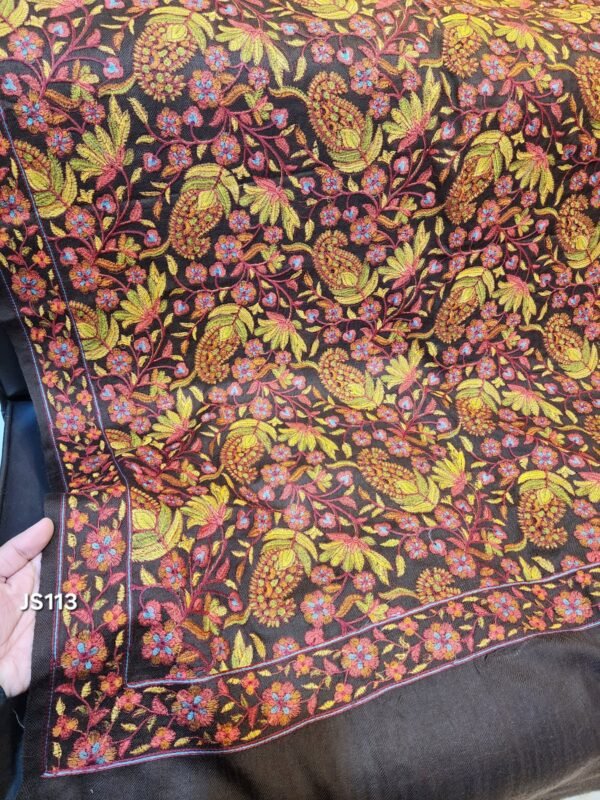 Pashmina Papermache Jaal Shawl