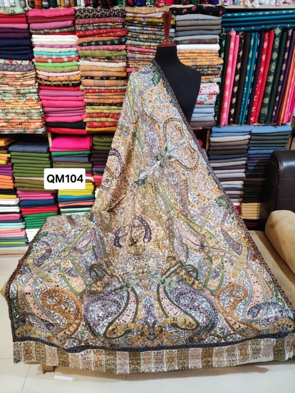 Qalamkar Toosh Shawl Made in Kashmir