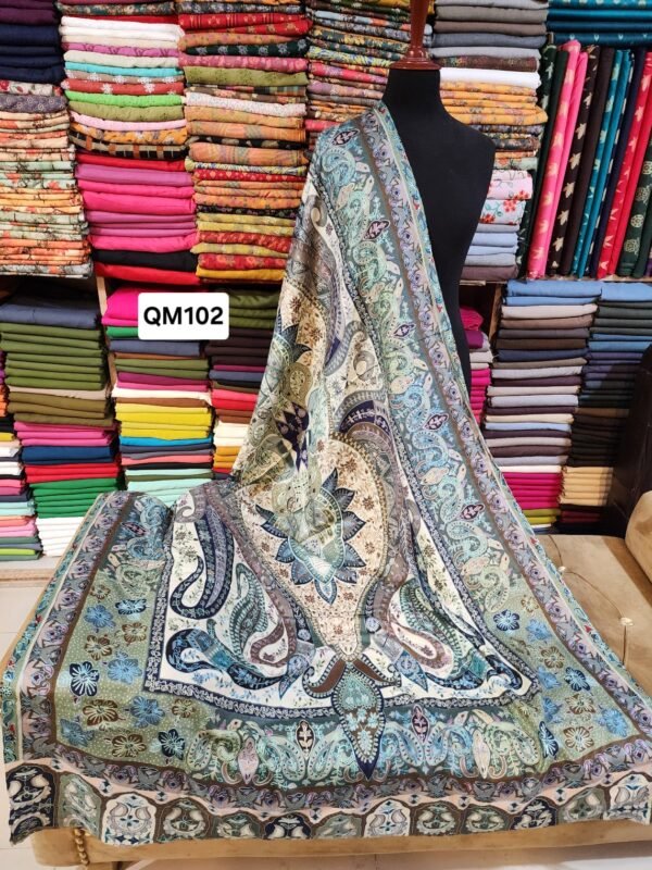 Qalamkar Toosh Shawl Made in Kashmir