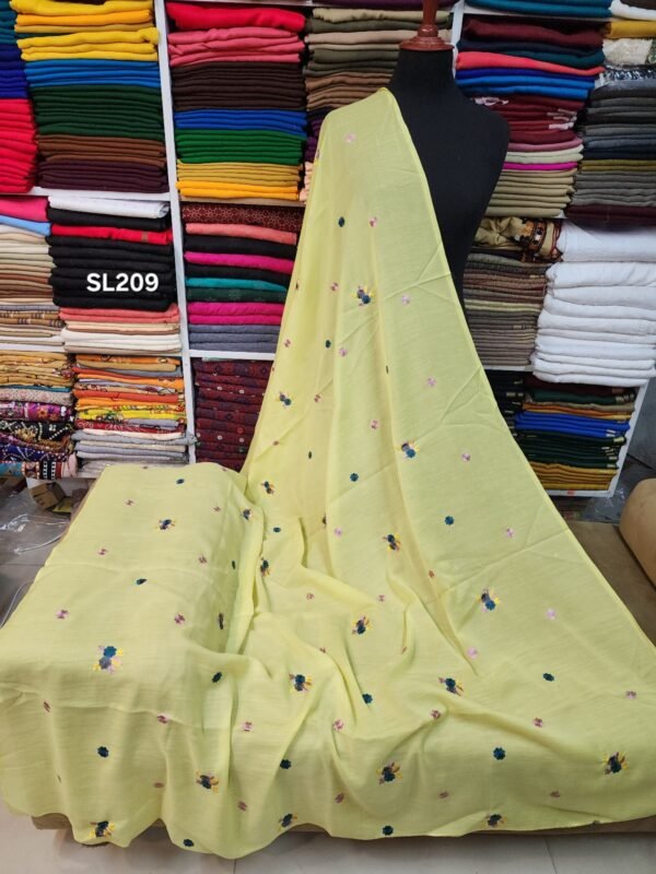 Swiss Lawn Embroidered Shawl