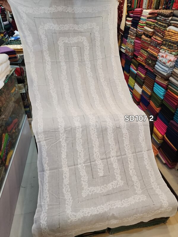 Pure Lawn | Shadow Tarkashi Work Shawl/Dupatta - Image 2