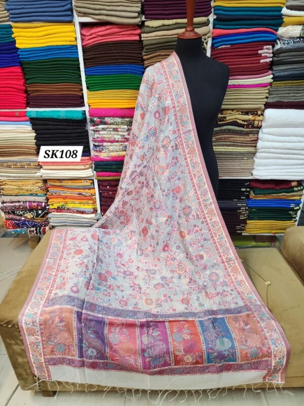 Pure Silk Kani Shawl Made in Kashmir