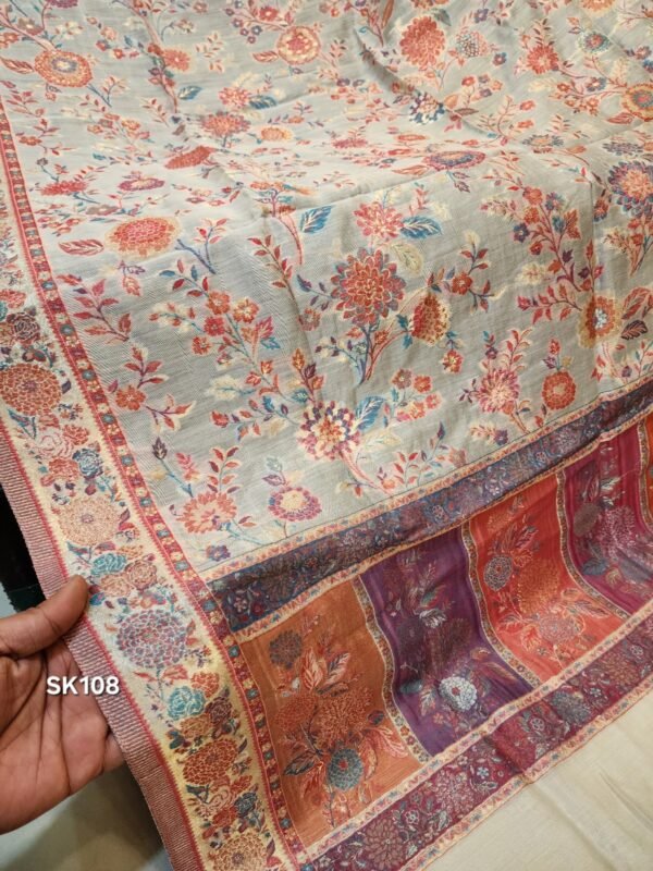 Pure Silk Kani Shawl Made in Kashmir - Image 3