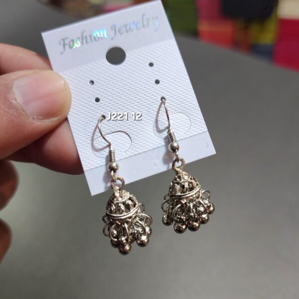 Small Jhumky Metal Earrings