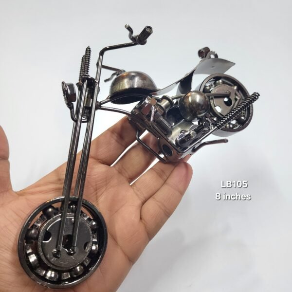 Metal Vintage Bike Model Decoration 8 inches - Image 2